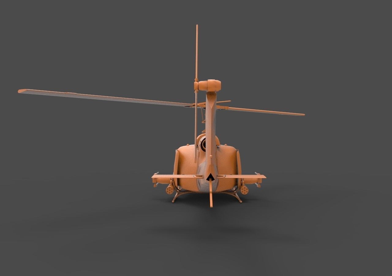Bell UH-1 3D print model_5