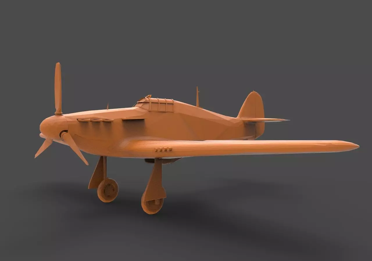 Hawker Hurricane 3D print model