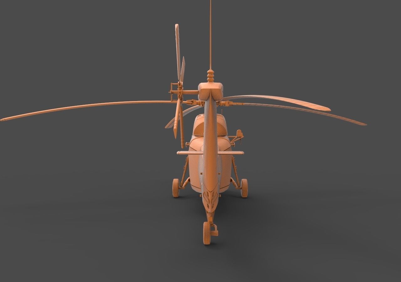 Sikorsky H-34 3D print model_5