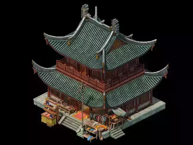 Game Model - City - Clothing Store