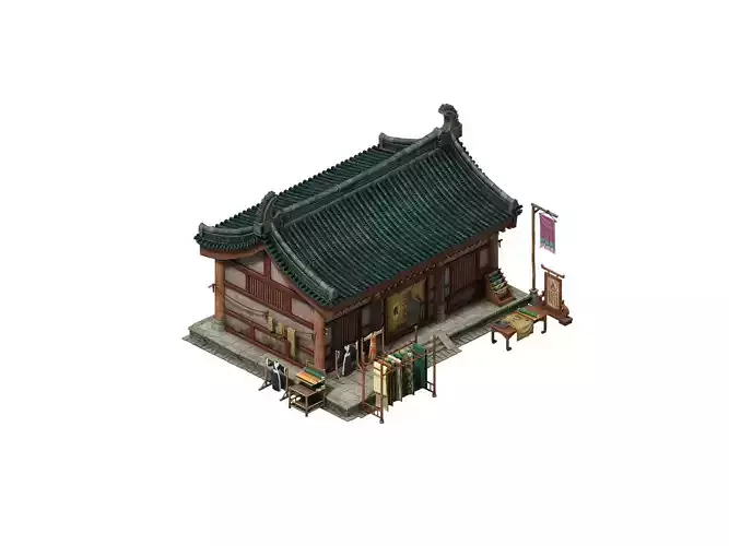 Game Model - City Clothing Store Tailor Shop