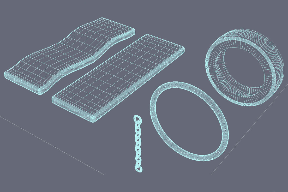  Ninja Obstacle Course 3D model_25