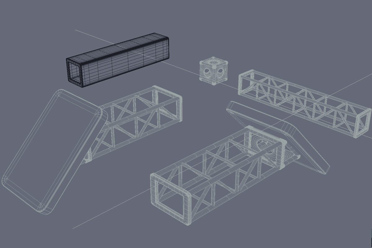  Ninja Obstacle Course 3D model_30