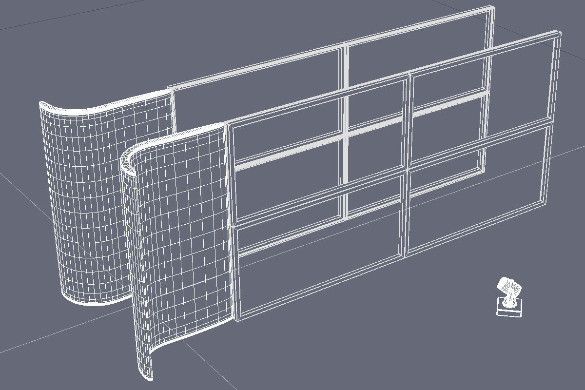  Ninja Obstacle Course 3D model_22
