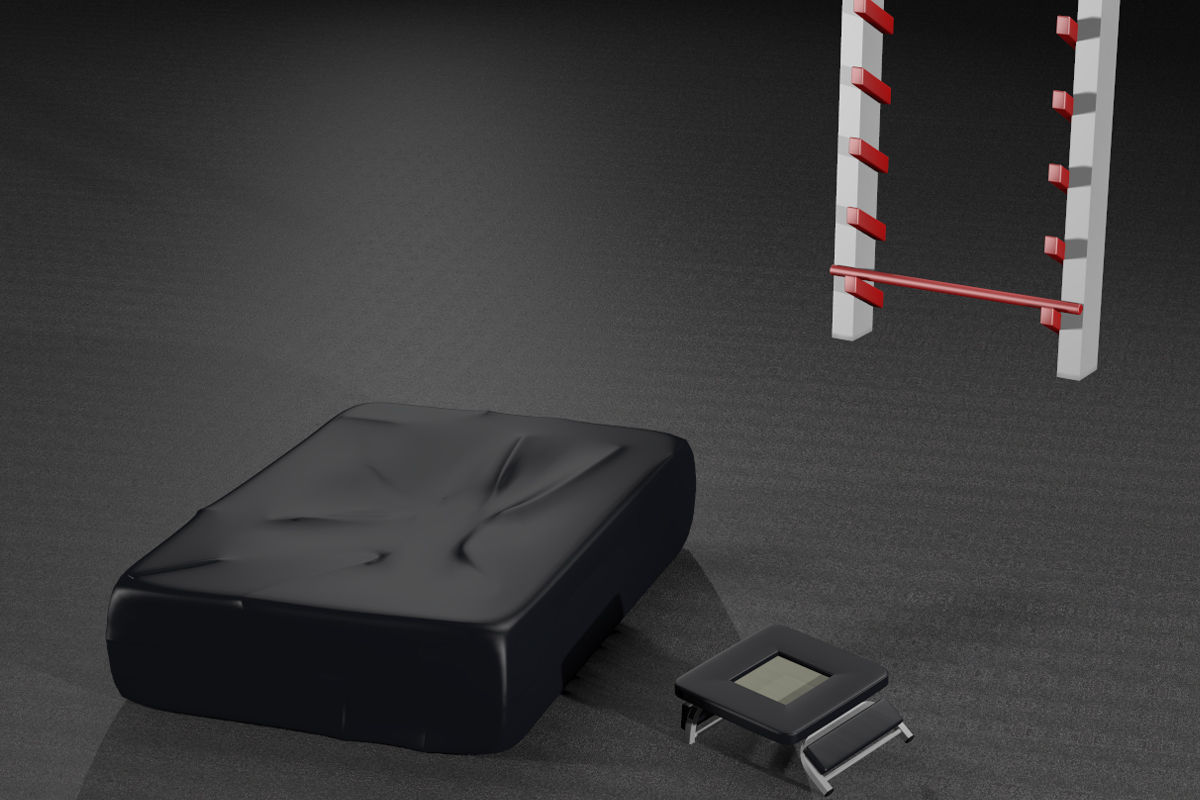  Ninja Obstacle Course 3D model_15