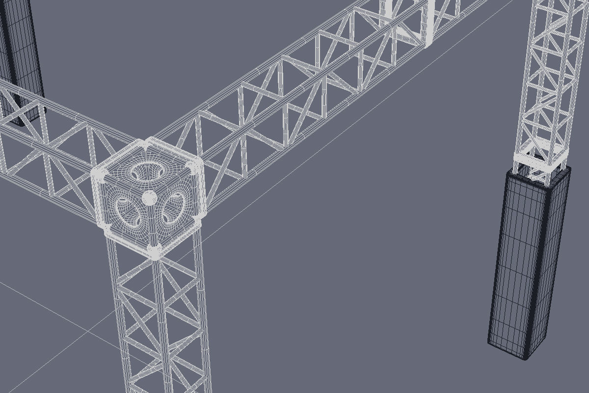  Ninja Obstacle Course 3D model_26