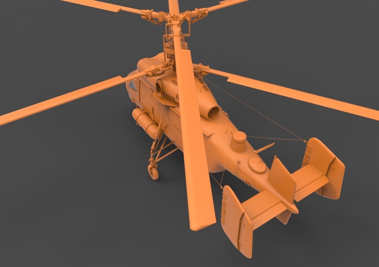 Ka - 25 3D print model_6