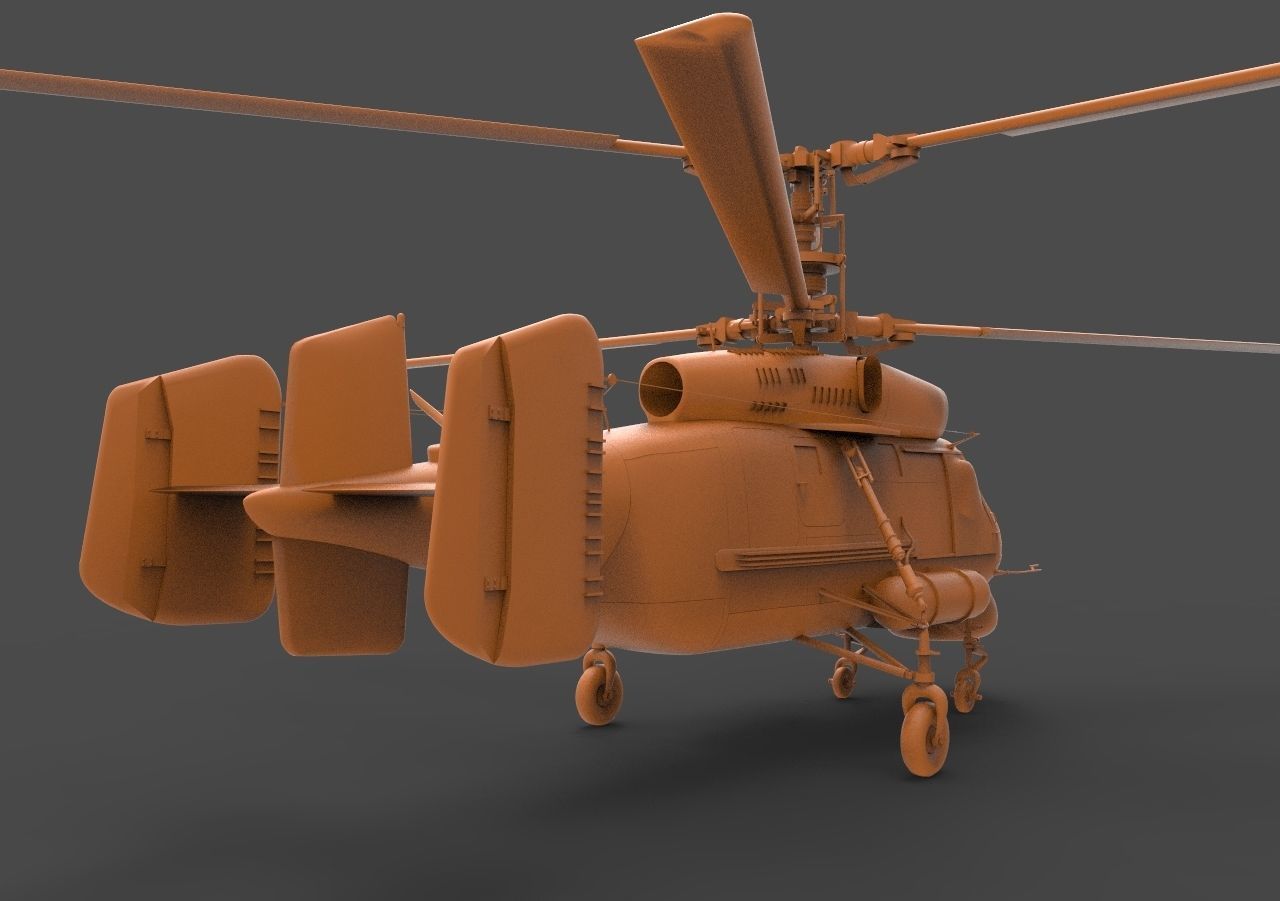 Ka - 25 3D print model_4
