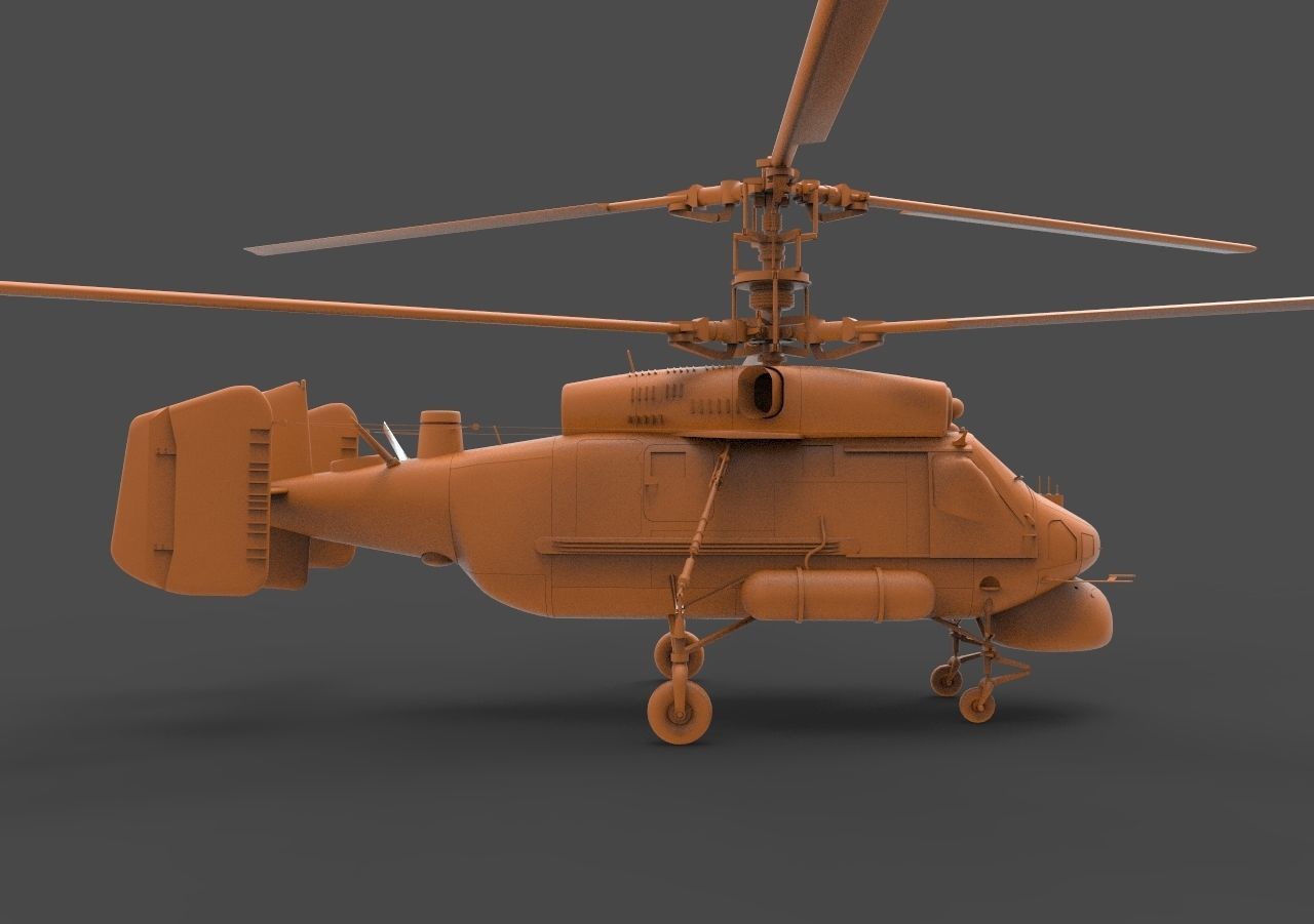 Ka - 25 3D print model_3