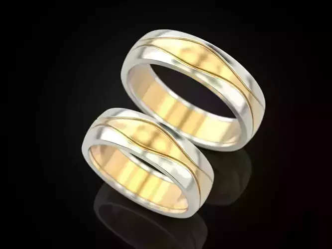 Wedding ring 79 3D print model