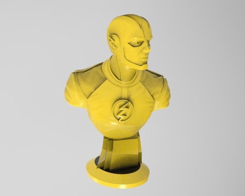 FLASH bust of 3D print model_2