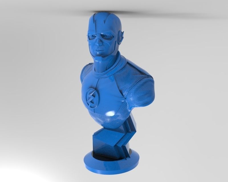 FLASH bust of 3D print model_1