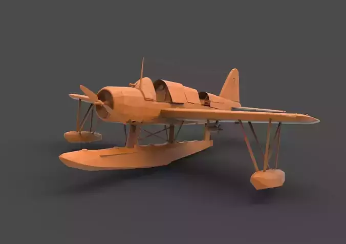 Curtiss SB2C 3D print model