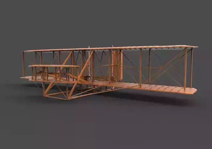 Wright Brothers Flyer 3d
