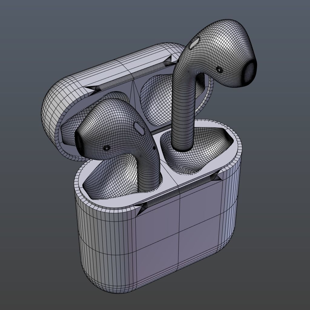 Apple AirPods 3D model_8