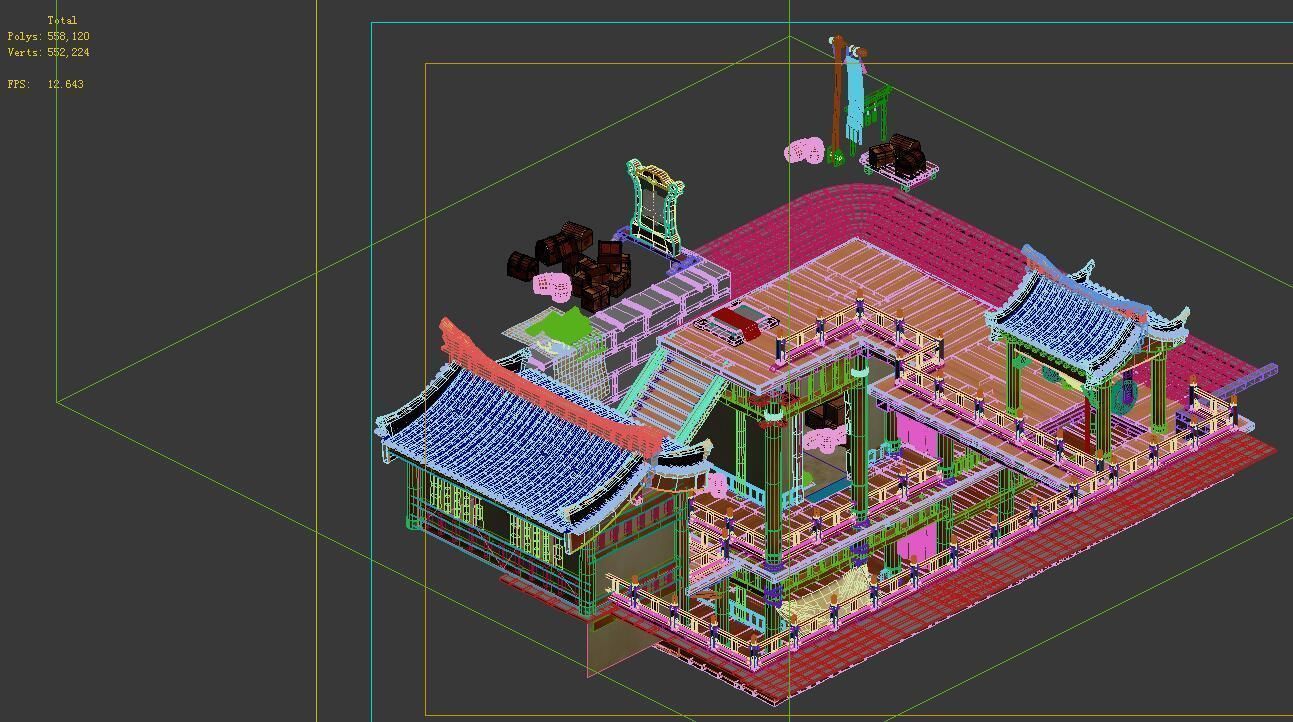 Urban Building - Underground Warehouse 3D model_1