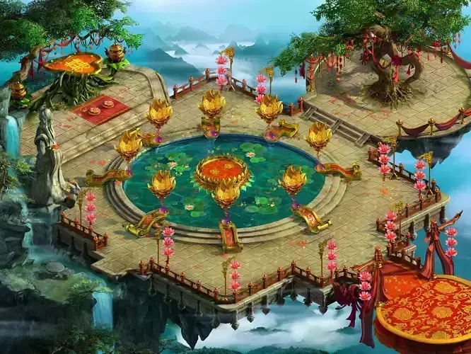 Game Model - City Architecture - Marriage Scene