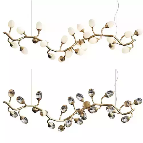 Lotus Chandelier Horizontal