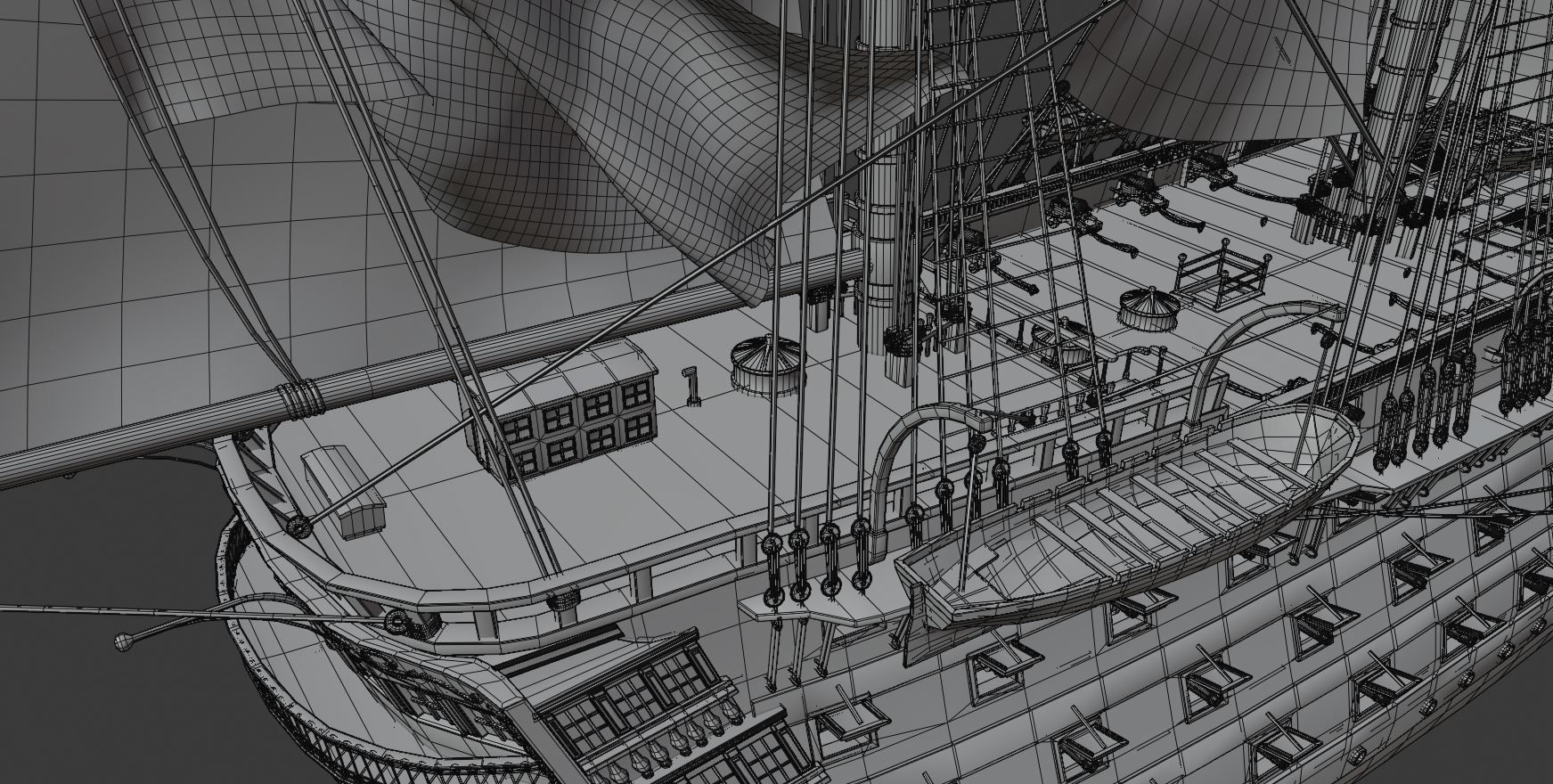 Twelve Apostles 1st line ship 3D model_26