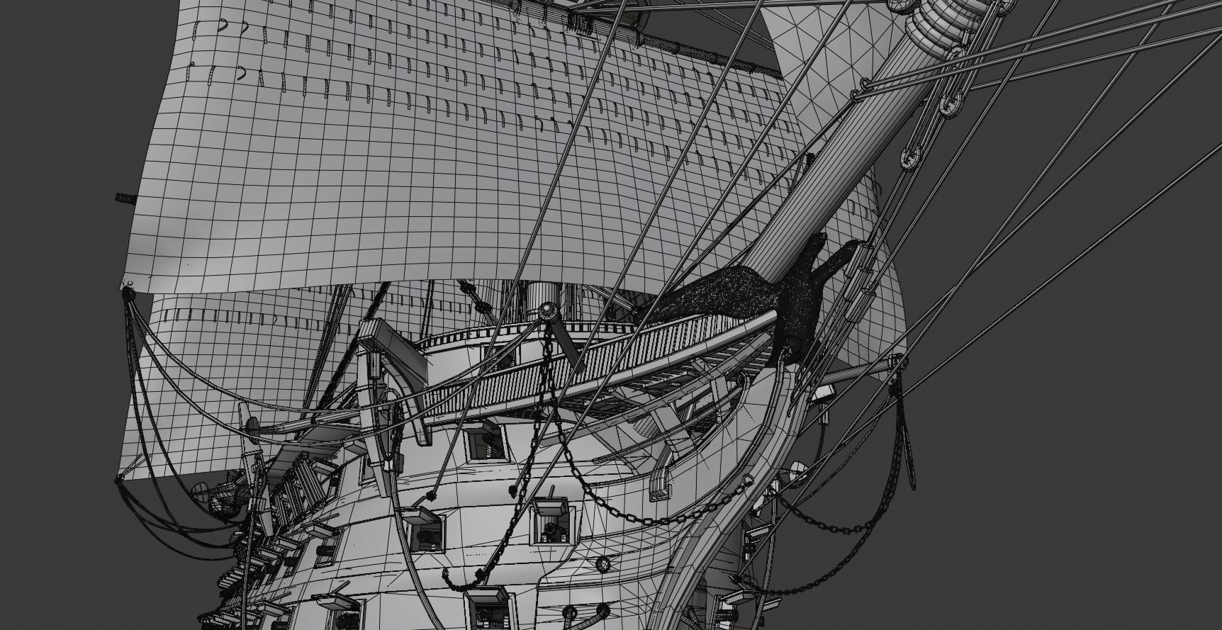 Twelve Apostles 1st line ship 3D model_23