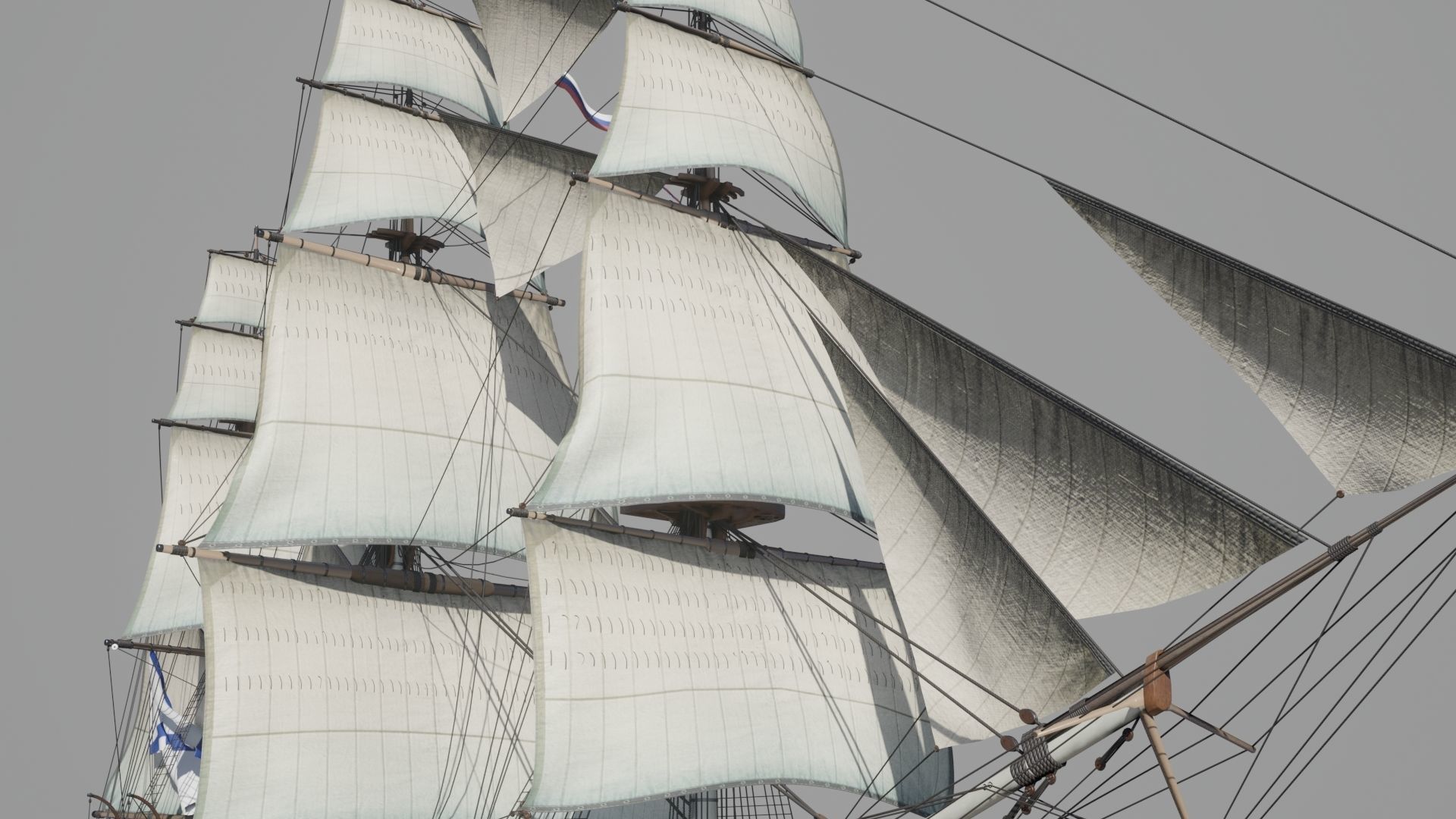 Twelve Apostles 1st line ship 3D model_17