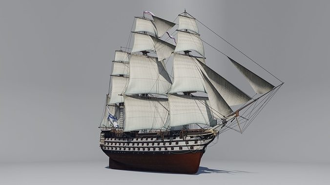 Twelve Apostles 1st line ship 3D model