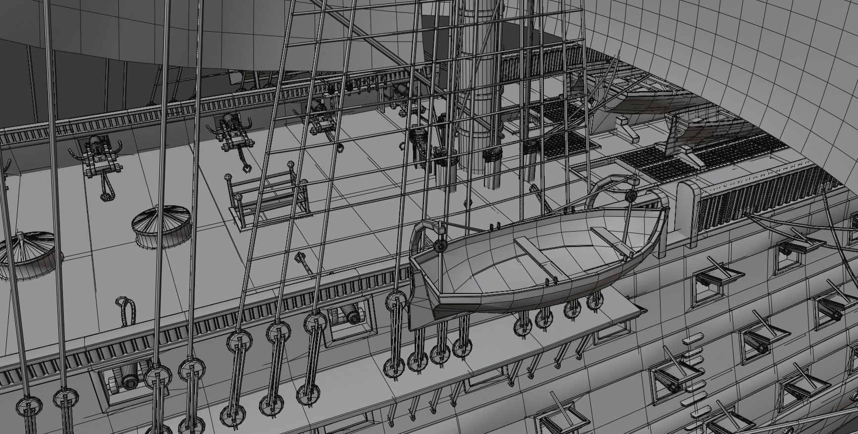 Twelve Apostles 1st line ship 3D model_27