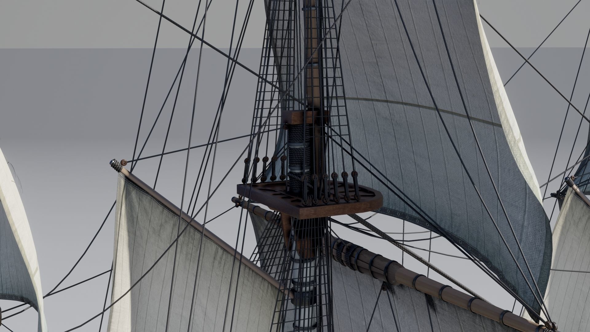 Twelve Apostles 1st line ship 3D model_16