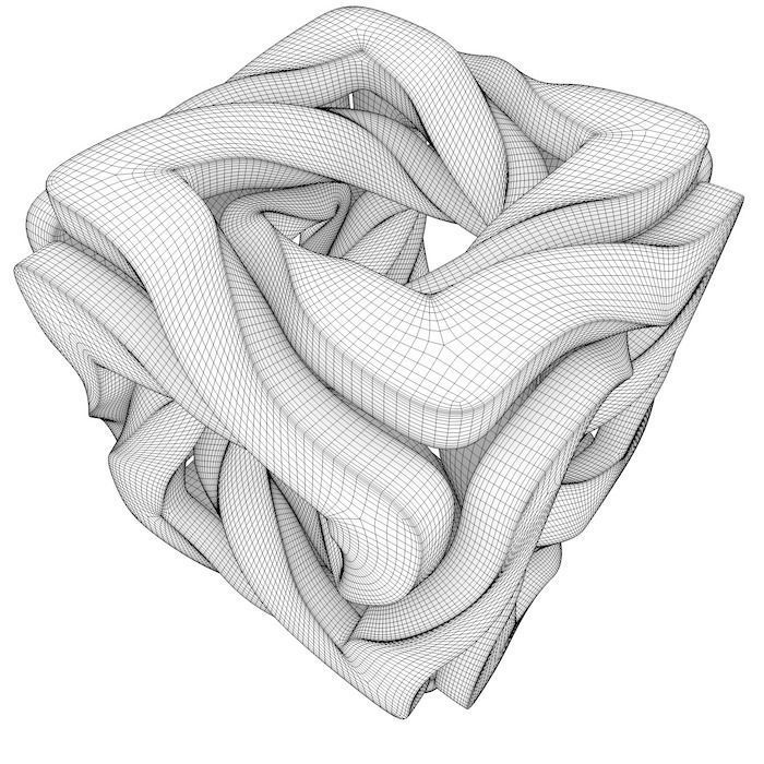twisted cube 3D model_16