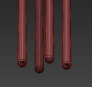 Aquitaine Round Chandelier Collection 3D model_1