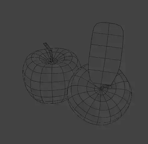 photo realistic rendered 3d apple 