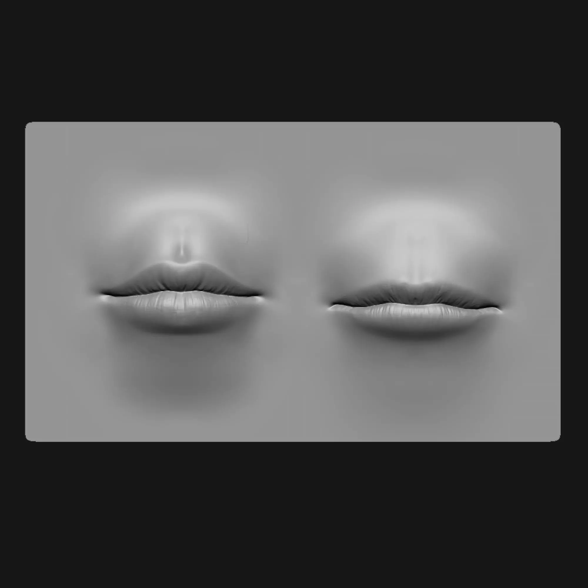 Lip 2 Free VDM Brush and Highpoly Free 3D model