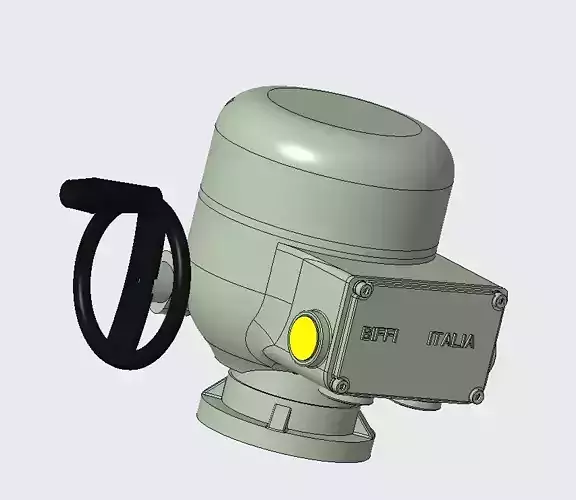 FO2 Quarter-Turn Electric Actuator  3D model