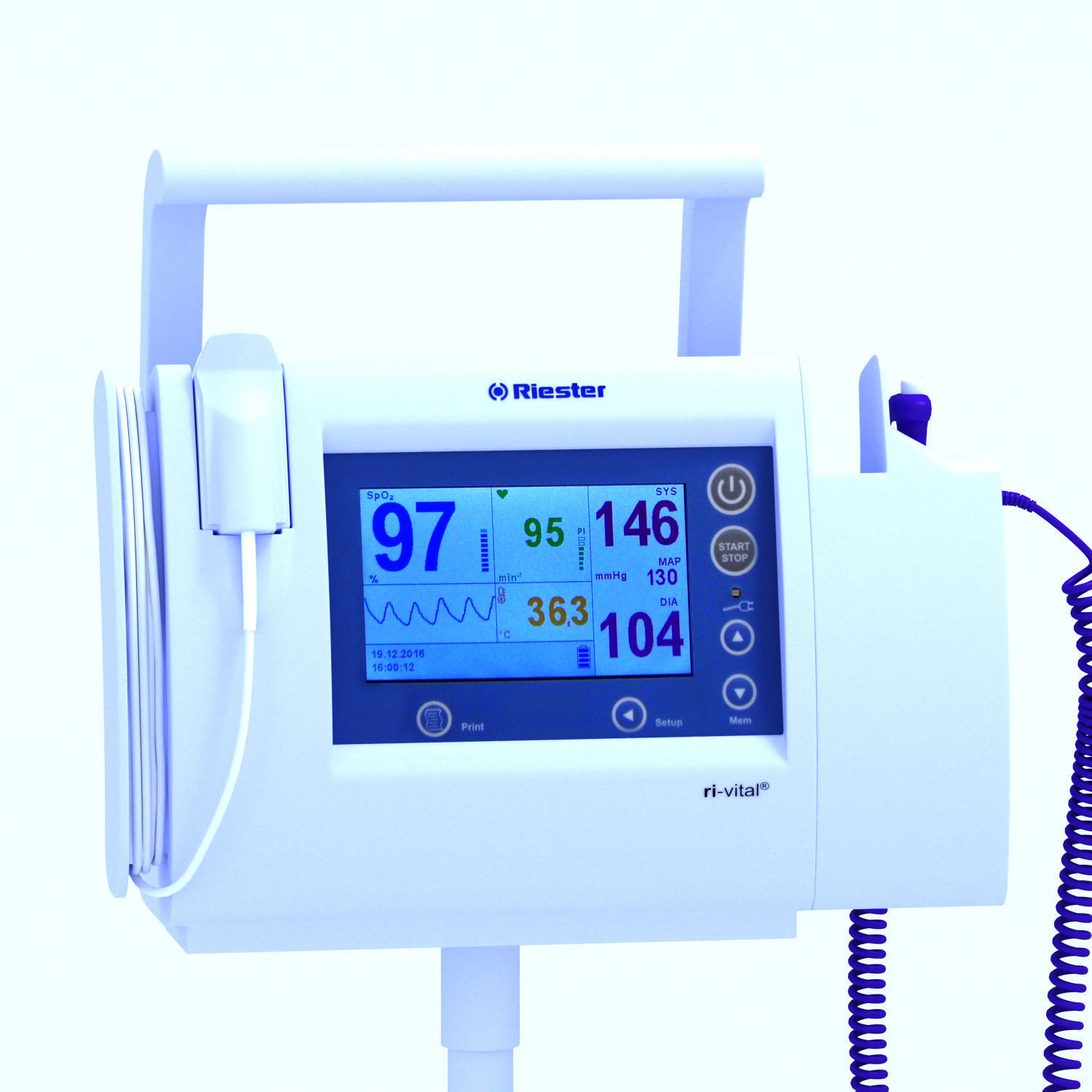 Spot-check vital signs monitor 3D model_0