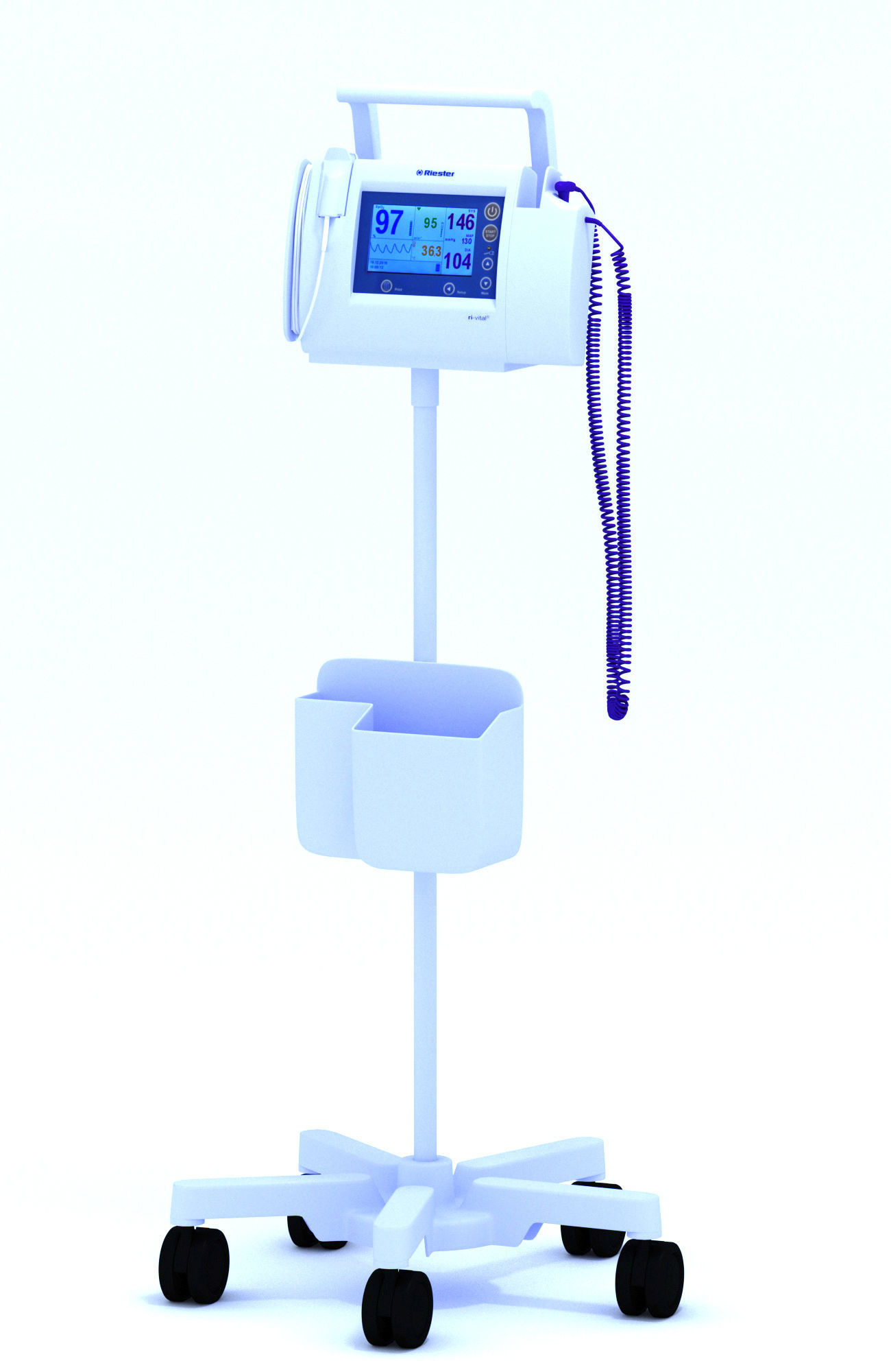 Spot-check vital signs monitor 3D model_9