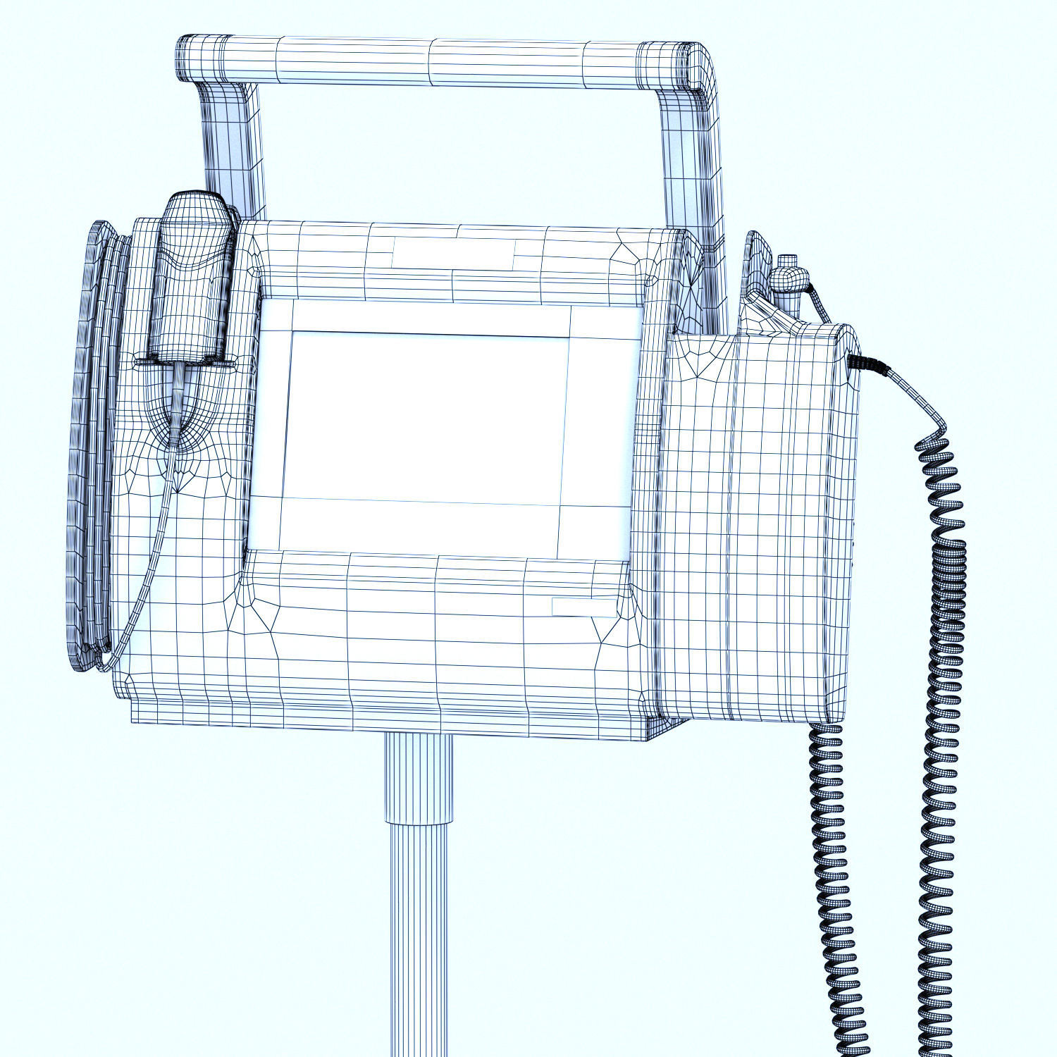 Spot-check vital signs monitor 3D model_4