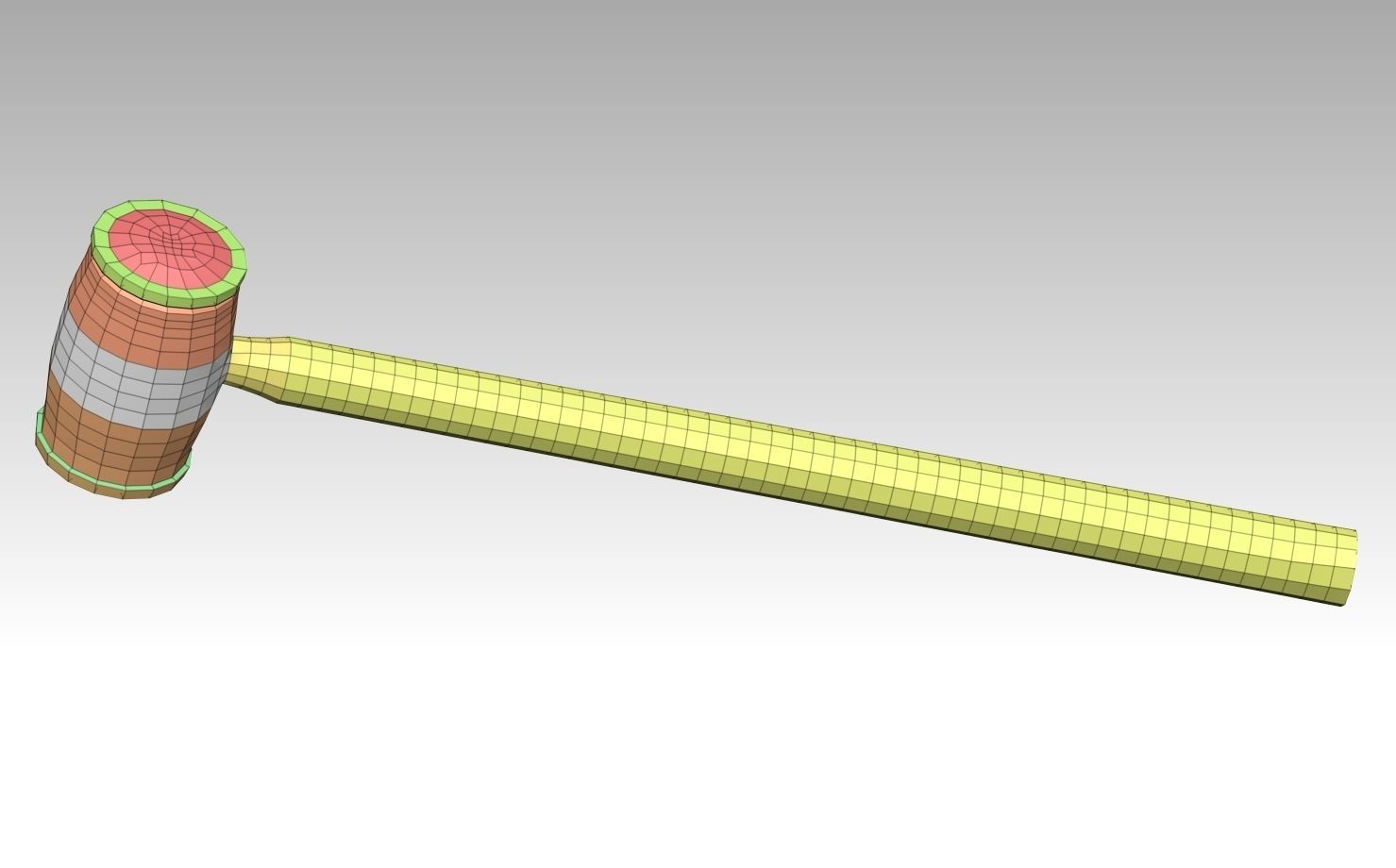 Ring-the-beerbell sword 3D model_22