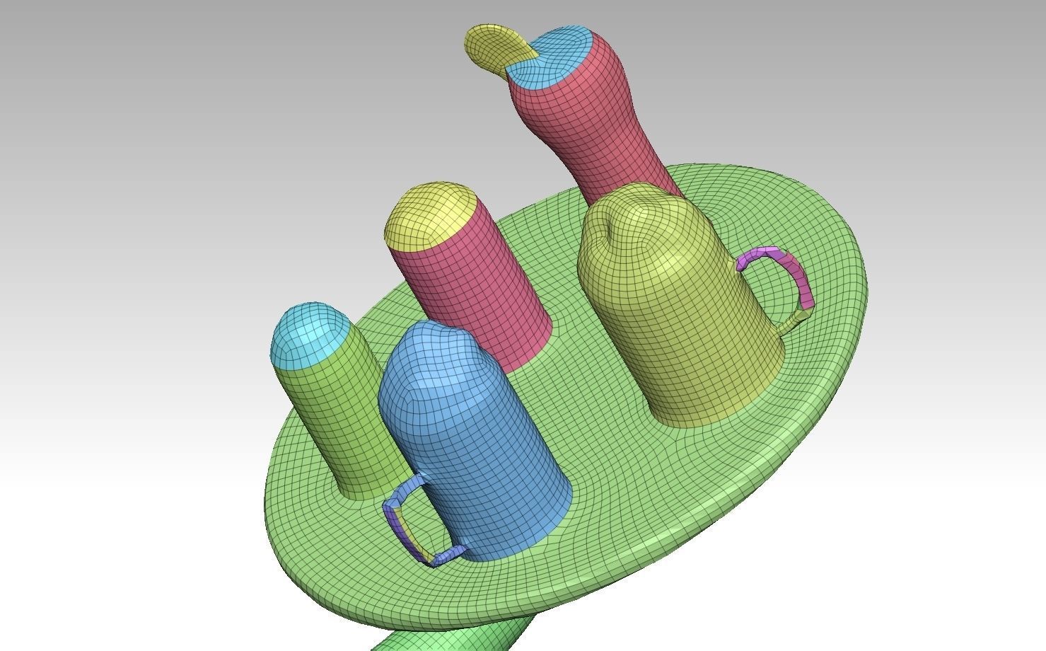 Ring-the-beerbell sword 3D model_21