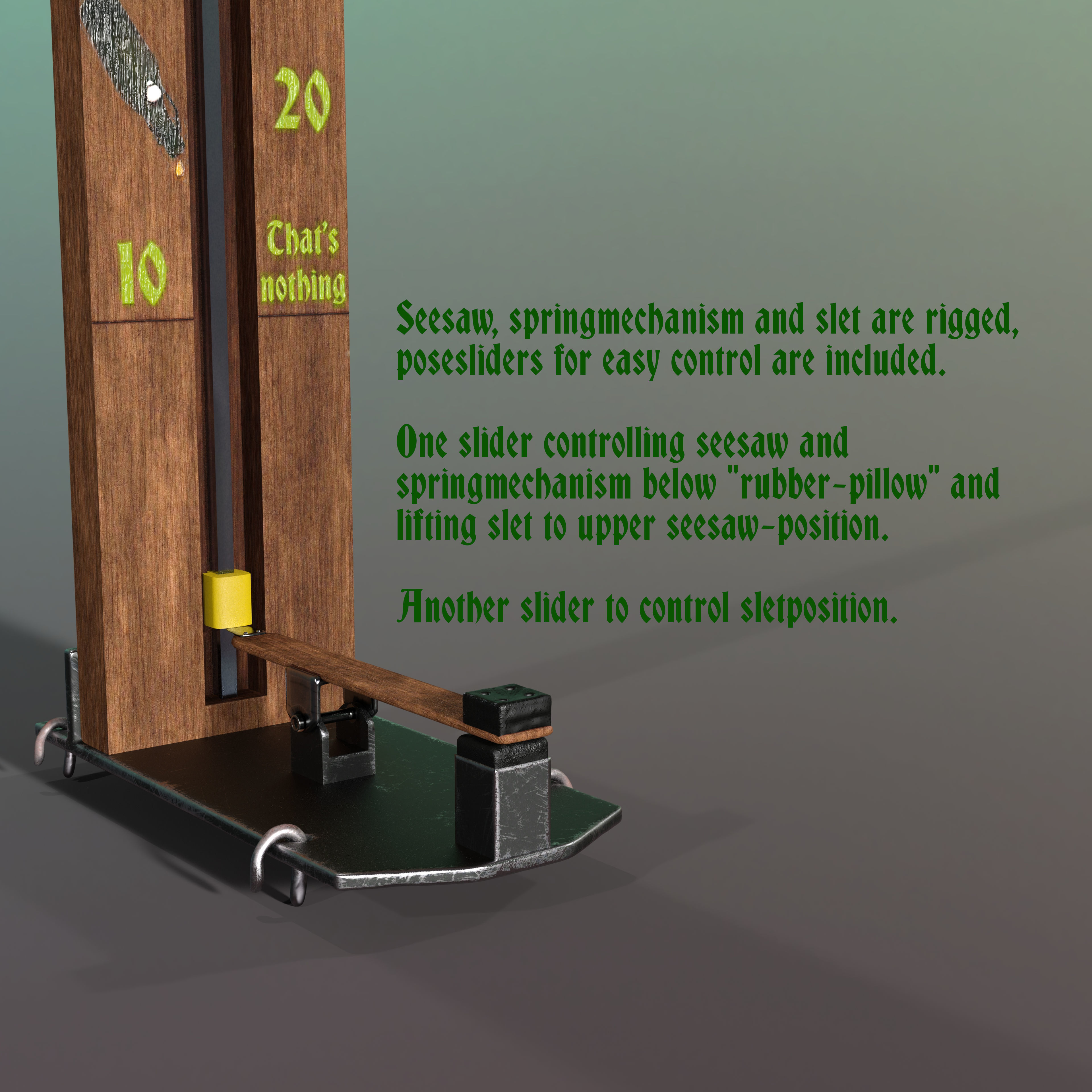 Ring-the-beerbell sword 3D model_2