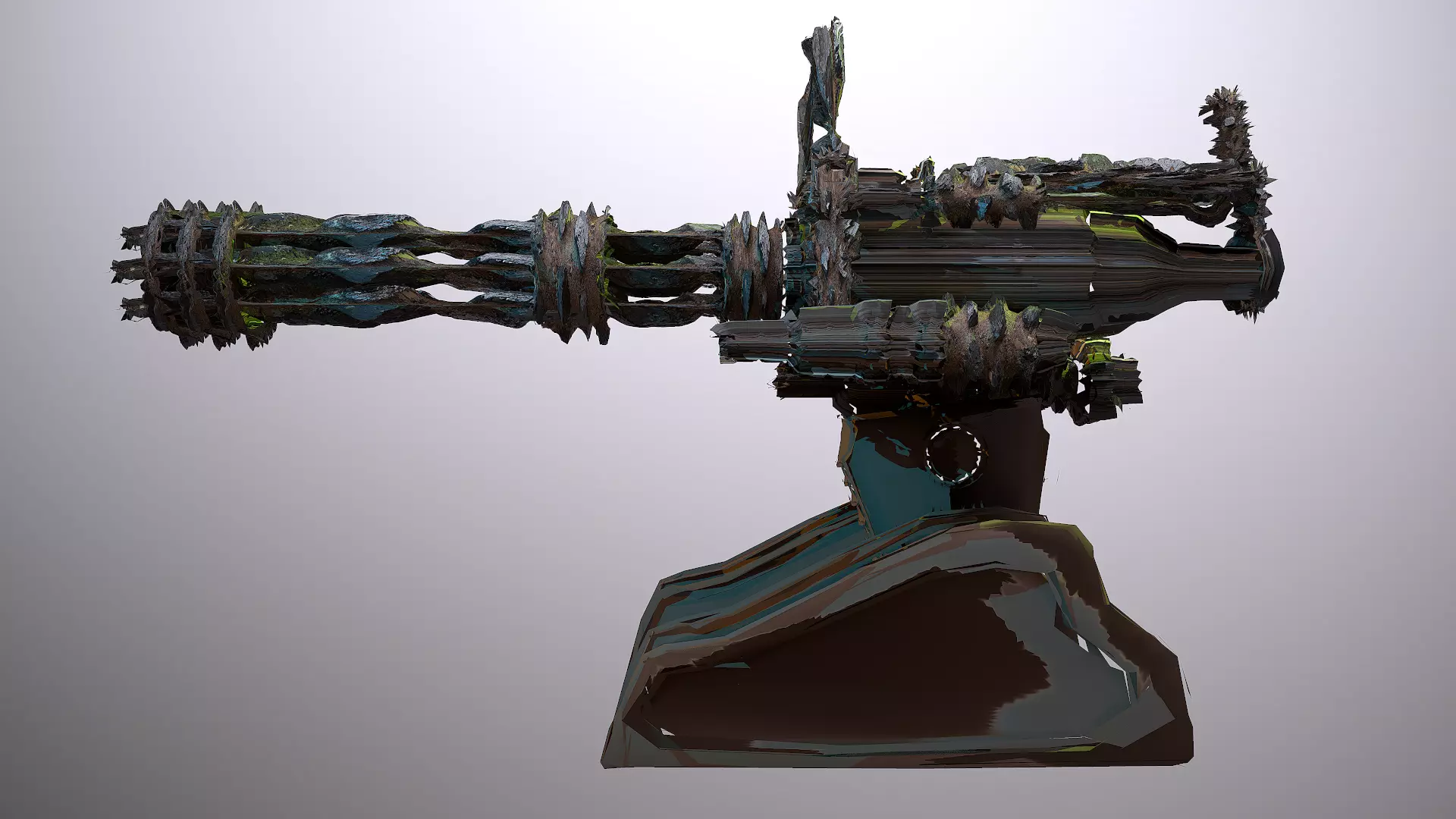 Sci-Fi Turret 3D model