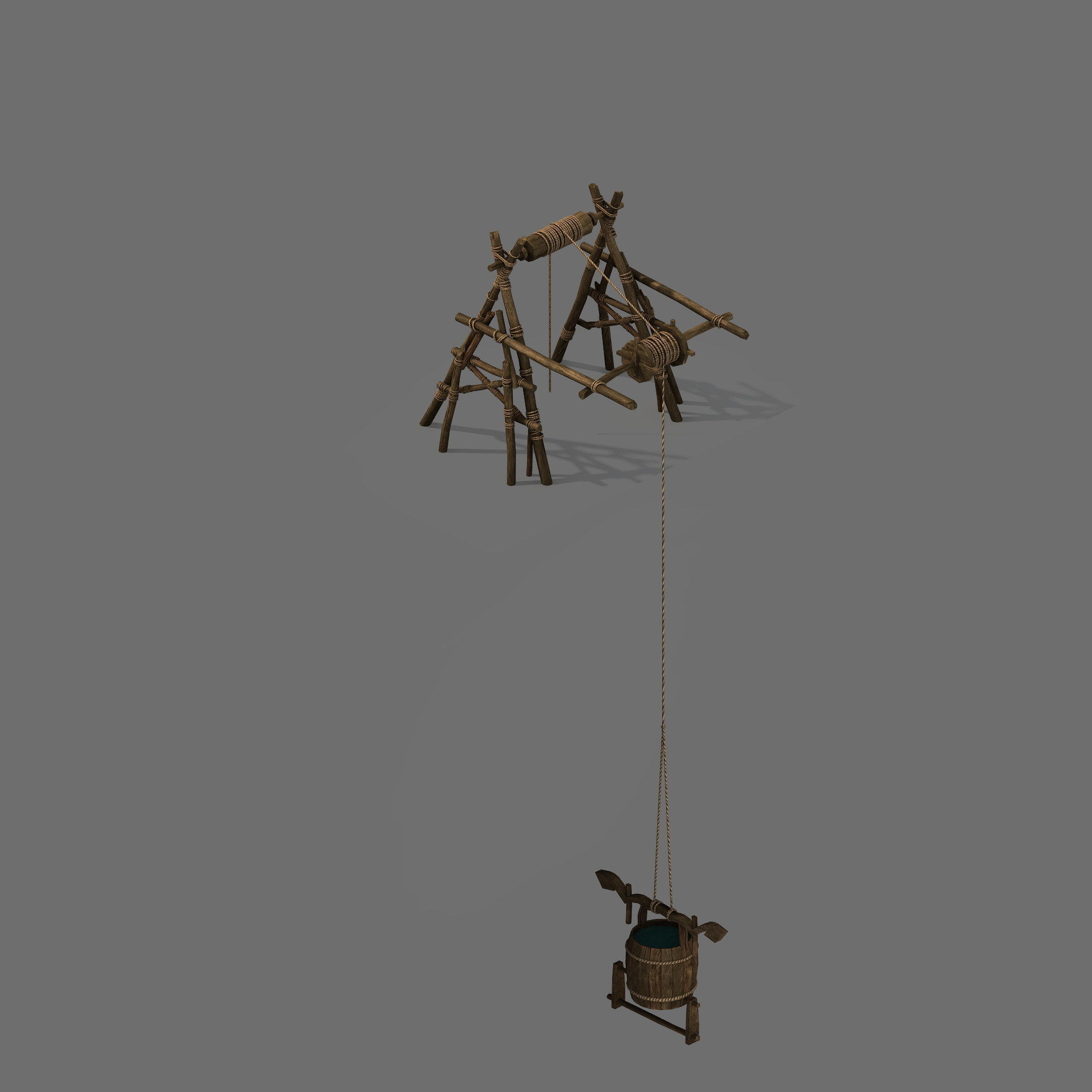 City Building - Pig Farm 3D model_7