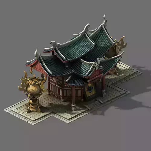 City Building - Pharmacy 05 3D model