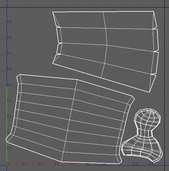  Antique scroll of parchment in three versions with scuffs Low-poly 3D model_6