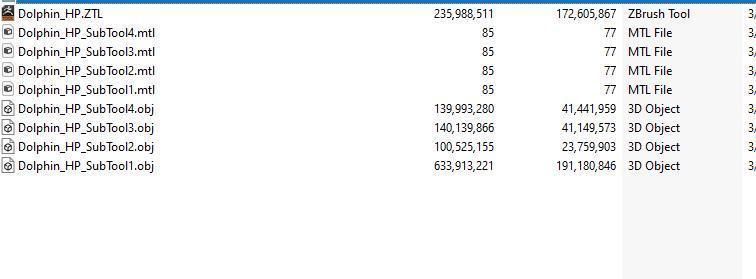 Dolphin Sculpt 3D model_20