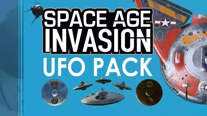 Space Age Invasion Modular UFO Fleet