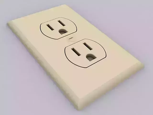 Outlet electrical with two outlets