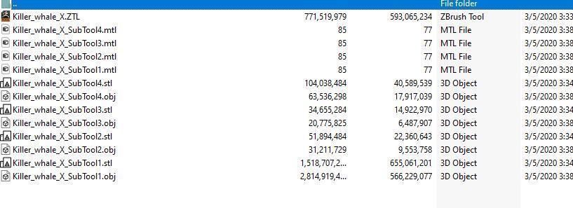 Killer Whale  Sculpt 3D model_8