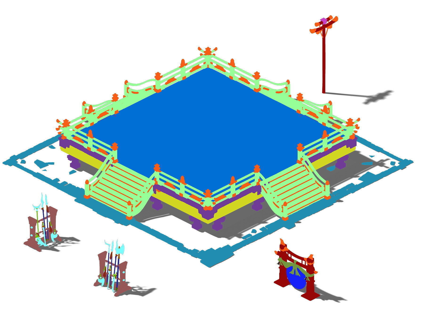 Game Model - City - Contest 3D model_2