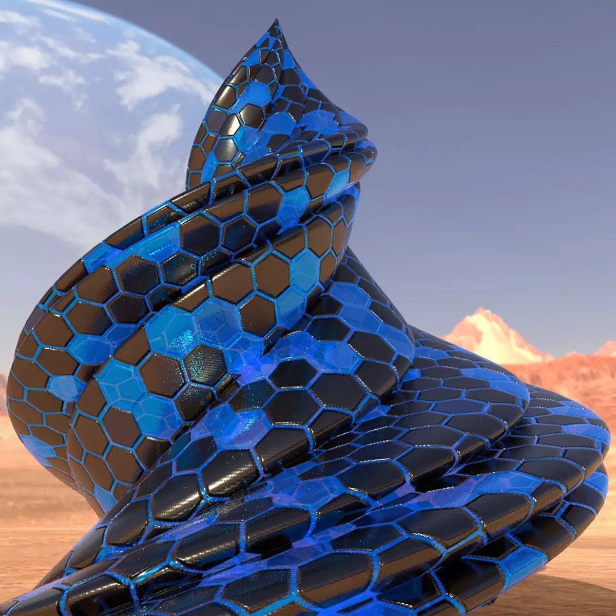 Alien Architecture 3D model_0
