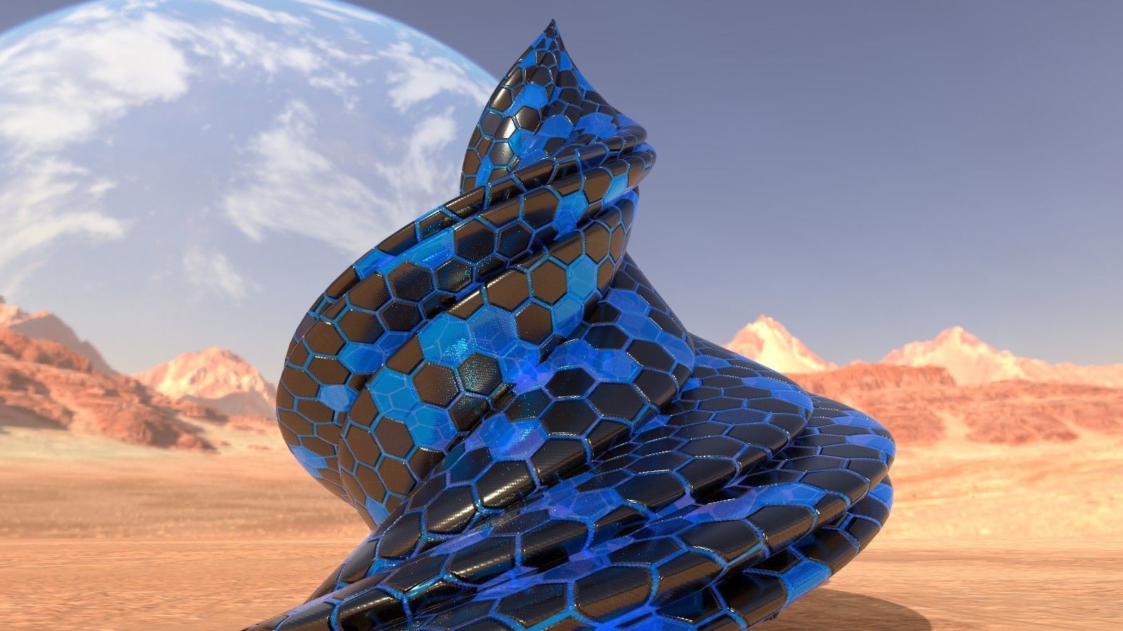 Alien Architecture 3D model_1